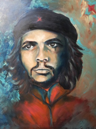 Che Guevara  huile sur toile  80 X 60  MEM